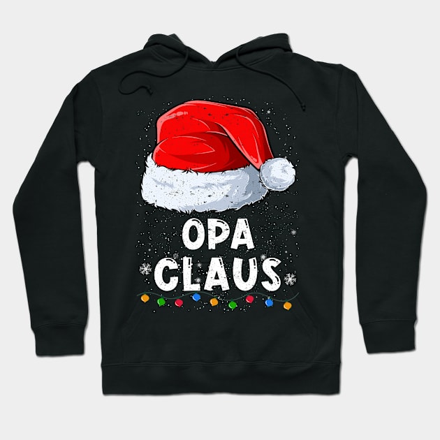 Opa Claus Christmas Santa Family Matching Pajama Hoodie by tabaojohnny